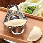 2219 Stainless Steel Dumpling Maker Dough Cutter Pie Mold Tool.