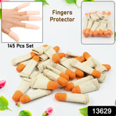 Finger Caps Silicone Finger Protectors Sleeves (Finger Cots 145 Pcs Set Approx)