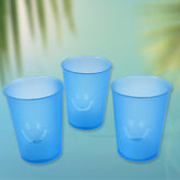 5560 Plastic Tumblers Lightweight Cups Glass Reusable Drinking Cups Restaurant Cups Dishwasher Safe Beverage Tumblers Glasses For Kitchen Water Transparent Glasses 3 Pc Set