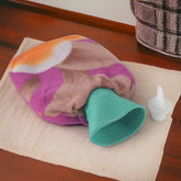 Hot Water Bottle Bag With Cover (1 Pc Mix Design Color 250 Ml Approx)