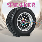 Portable Tyre Wheel Shape Wireless Bluetooth Speaker (1 Pc)