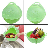 Apex Smart Basket 3in1 Multiuse Fruit And Vegetable Bowl (1 Pc Mix Color)