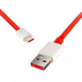 6036 Unique Type C Dash Charging Usb Data Cable Fast Charging Cable Data Transfer Cable For C Type Mobile Use 1 Meter ( Red )