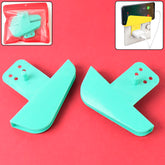 Plastic Secure Mobile Phone Charging Stand Holder (2 Pc Mix Color)