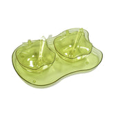 2969 Apple Shape 2piece Serving Set Of Bowl With Spoon Tray. Dinnerware Serving Snacks Pickle