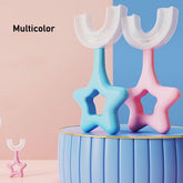 Star U-shape Silicone Manual Toothbrush (1 Pc)
