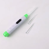 White Led Flashlight Earpick With Tweezer (1 Pc)