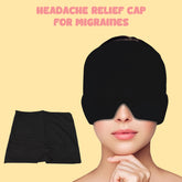 Headache Relief Hat Migraine Cap (1 Pc Black Color)