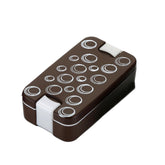 5330 Airtight Lunch Box 2 Compartment Lunch Box Leak Proof Food Grade Material Lunch Box Modern Appearance Compact Lunch Box With Spoon