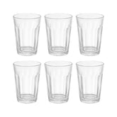Supermom Plastic Chai Pyali Transparent Tea Glass Set (130ml 6 Pc)