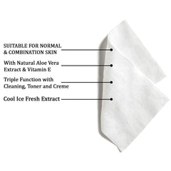 Refreshing Wet Wipes For Face  Facial Cleansing  Refreshing  Skin Hydration Soothing For Skin  Ph Balance  Alcohol Free  Nourishing With Fruit Extract  25 Wipes