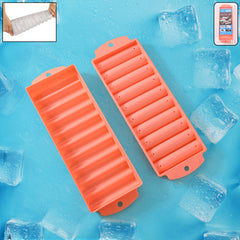 Compact Plastic Ice Stick Tray (2 Pc)