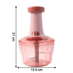Apex Smart Manual Vegetable  Fruit Chopper With 800 Ml Capacity
